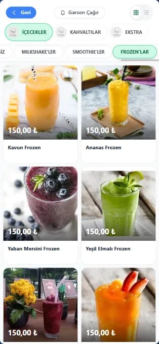 QR Kod ve Masa Yönetimi